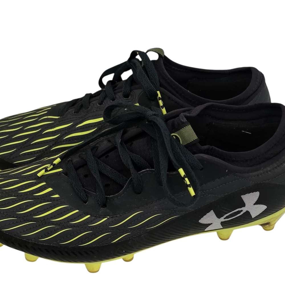 Under Armour Black and Yellow Soccer Cleats